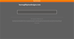 Desktop Screenshot of barongfilipinodesigns.com