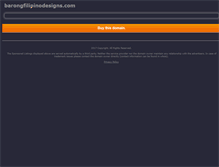 Tablet Screenshot of barongfilipinodesigns.com